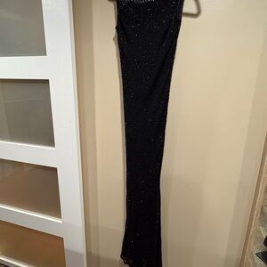 Jovani Black Beaded Gown